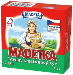 Madetka tavený smotanový syr 45% 200_g 4D