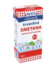 Jihočeská smotana trvanlivá 31% 1_l