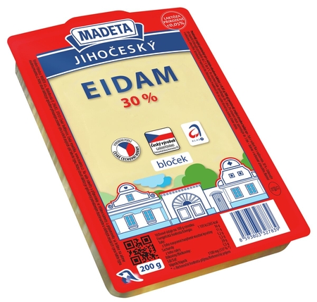 Jihočeský eidam 30% bloček 200_g