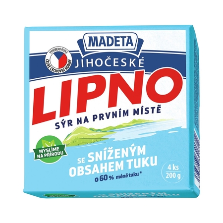 Jihočeské Lipno so_zníženým obsahom tuku 26_% 200_g 4D