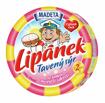 Lipánek tavený syr šunka 140 g