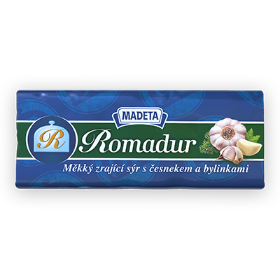 Romadur cesnak s_bylinkami 40% 100_g