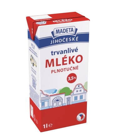 Jihočeské mlieko trvanlivé plnotučné 3,5% 1_l