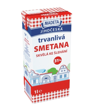 Jihočeská smotana trvanlivá 31% 1_l