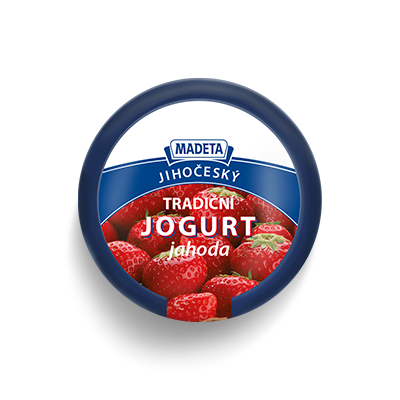 Jihočeský jogurt jahoda min._2,5% 200_g